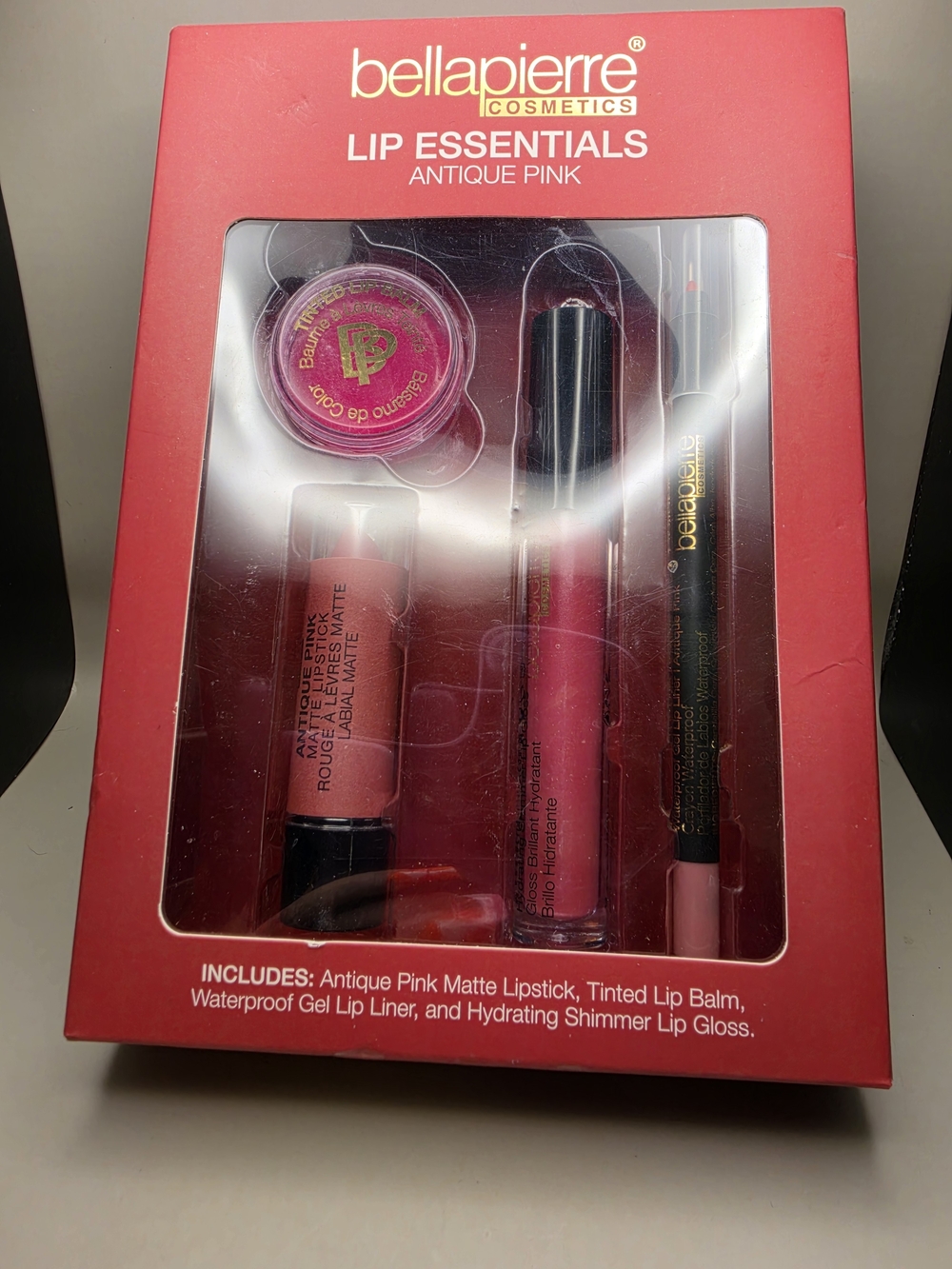 Bellapierre Comestics Lip Essentials Set - Antique Pink